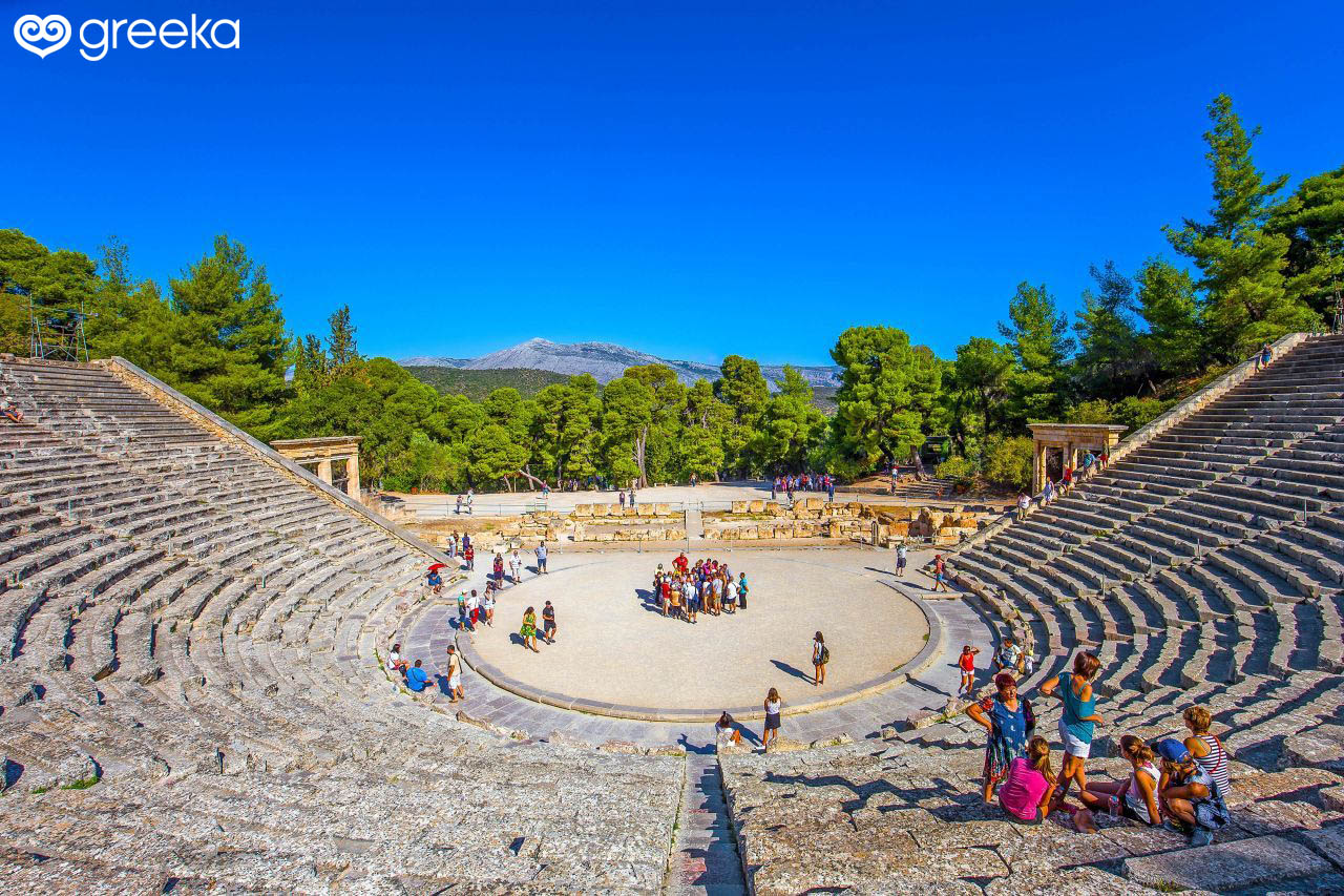  โรงละครโบราณ Epidaurus