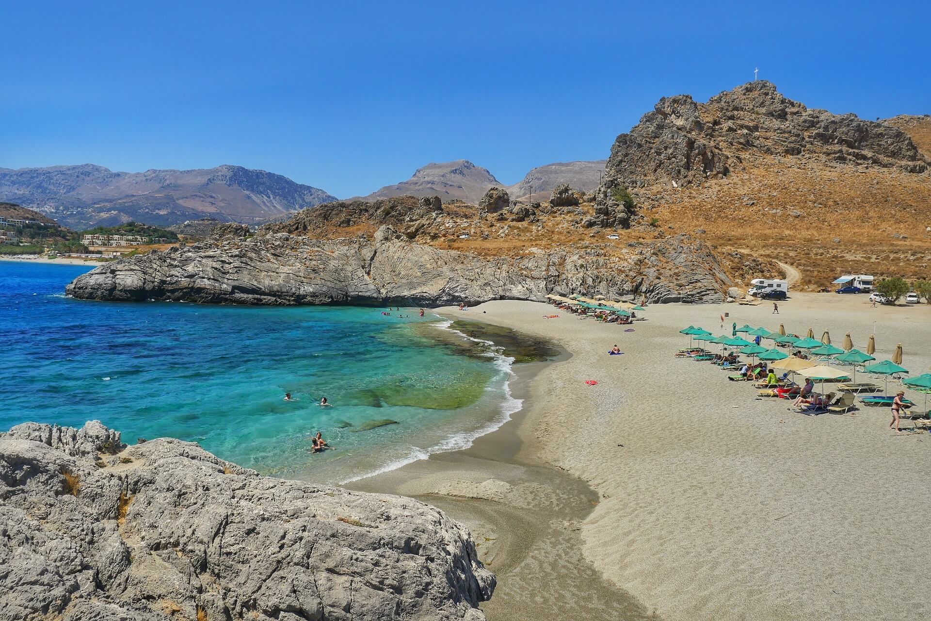  Mellores praias de Rethymno, Creta