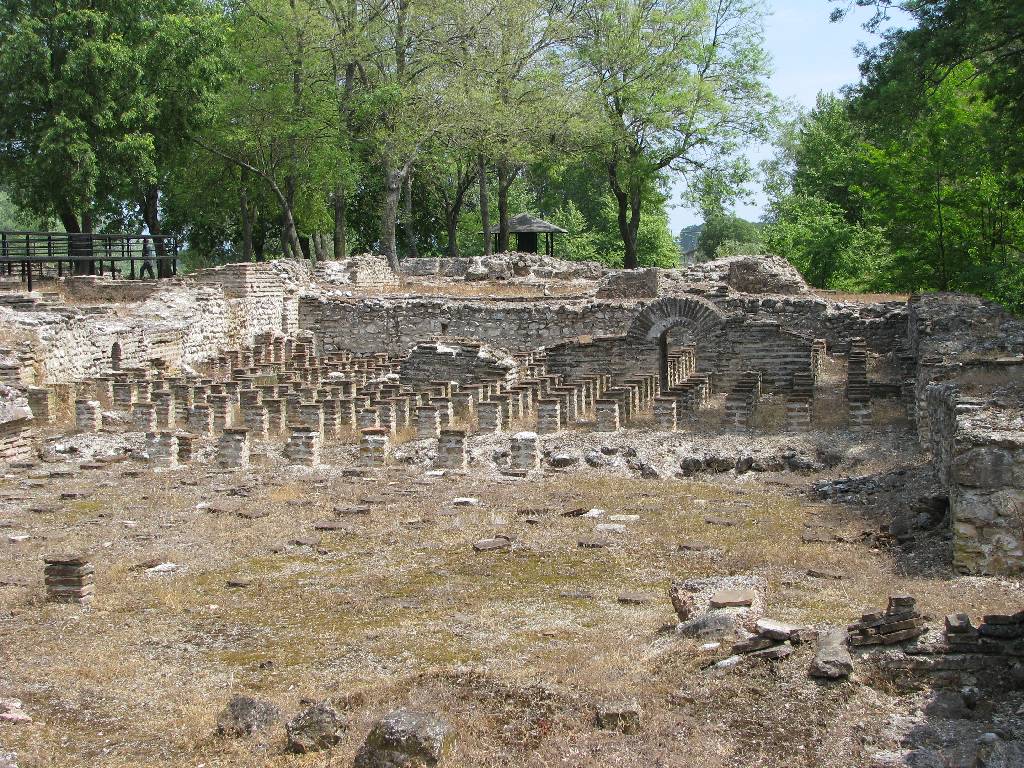  O sitio arqueolóxico de Dion en Pieria, Grecia