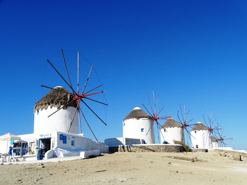 آسیاب های بادی در یونان